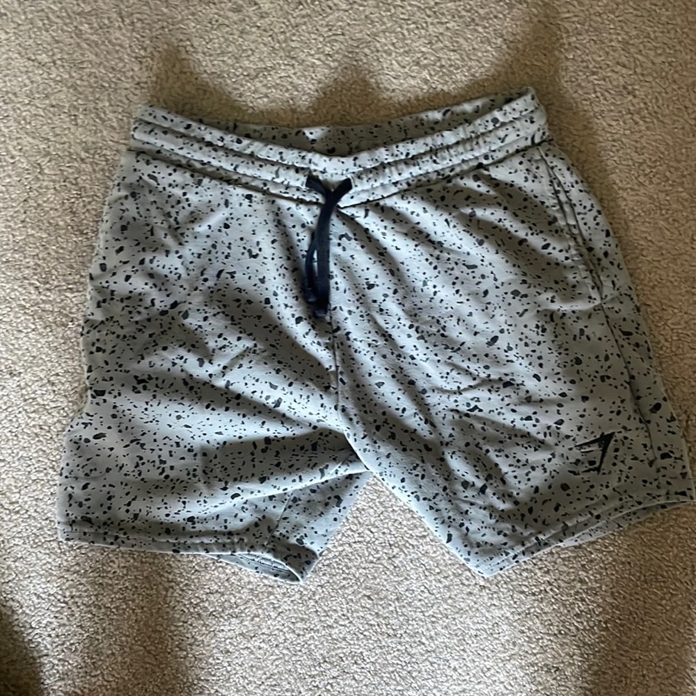 Gymshark gray sweat short sz M